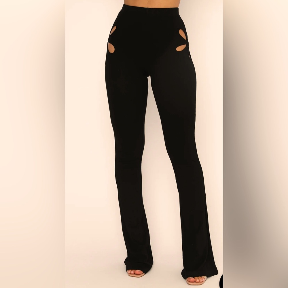 Keyhole Cut Out Pants